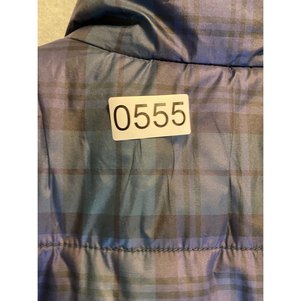 Tommy Hilfiger Blue and Green Plaid Puffer Vest - Picture 15 of 15